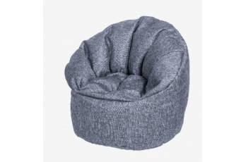 Бескаркасное кресло-пуф Relax серый