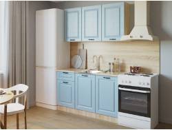 Кухонный гарнитур арт 9 Роял Вуд Голубой Вегас 1500 мм