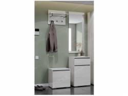 Прихожая Гретта дуб крафт белый/антрацит