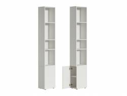 Шкаф торцевой 16.323 Эйр Белый PE шагрень