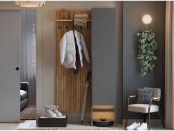 Прихожая Мебельсон К4 дуб крафт золотой/графит