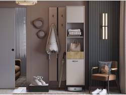 Прихожая Мебельсон К23 дуб крафт золотой/кашемир