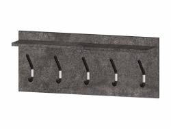 Вешалка Юми цемент темный