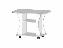 Стол журнальный Дипломат белый