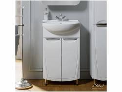 Тумба с раковиной Monaco 55 белая