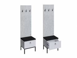 Тумба с вешалкой Бержер