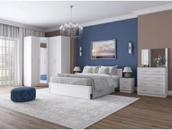 Спальня Нокс Белый текстурный