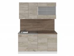 Кухонный гарнитур Синтра 1600 мм Дуб Браун