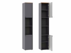 Стеллаж 16.427 Остин Серый Графит