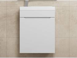 Тумба с раковиной Uperwood Tanos 40 см матовая белая