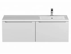 Тумба с раковиной Uperwood Tanos 120 см подвесная правая белый