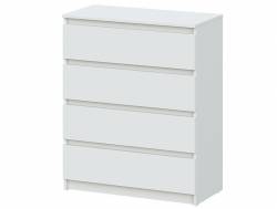 Комод 4 ящика Денвер Белый