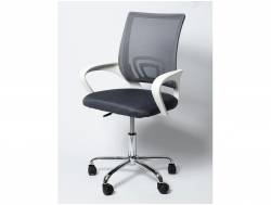 Кресло офисное BN 7166 белый-темно-серый