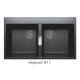 Кухонная мойка Tolero Loft TL862 Черный 911