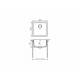 Кухонная мойка Tolero R-128 Бежевый 101