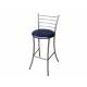 Стул Барный ДХ-2 обивка голубой