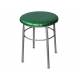Табурет круглый ДХ-10 обивка изумруд