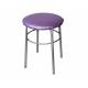Табурет круглый ДХ-10 обивка сиреневый
