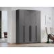 Шкаф Берген ШК-1600 Серый графит без зеркал