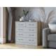 Комод Риберо дуб делано/светло-серый