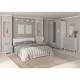 Спальня Милана Белый-серый