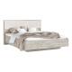 Кровать парящая 1600 Сильвия (ортопед металл) Кашемир, Дуб Юкон