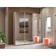Шкаф-купе Прайм 3-х дверный 1800 три зеркала Ясень Анкор Светлый