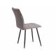 Стул обеденный Bari LT флок серый