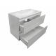 Тумба с раковиной Malta 1000 навесная 2 ящика