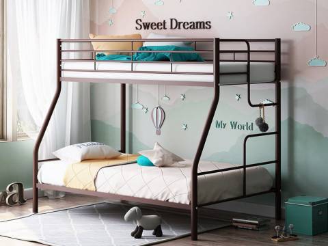 Двухъярусная кровать Гранада-3 коричневая