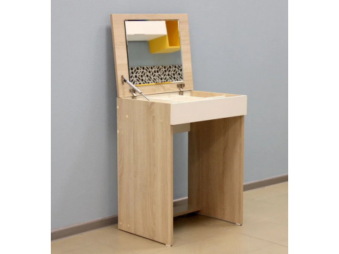 Туалетный столик Эксон дуб сонома-белый