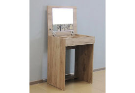 Туалетный столик Эксон Дуб крафт серый