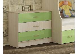 Комод Буратино зеленый