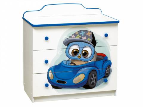 Комод с фотопечатью Совята №2