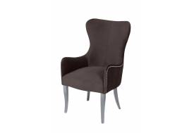 Кресло Лари коричневый опоры белые