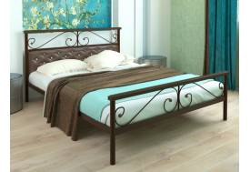 Кровать полутороспальная Эсмеральда Plus мягкая