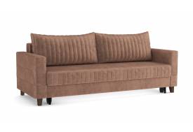 Диван ЕвроМагнат велюр тенерифе корица