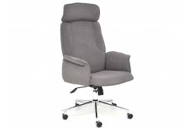 Кресло офисное Charm флок серый