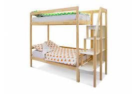 Двухъярусная кровать Svogen натура без покрытия