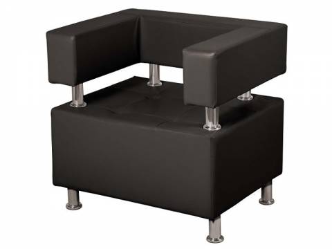 Кресло Райли Кожзам Черный