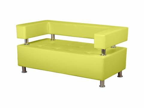 Диван трехместный Райли Кожзам Лайм
