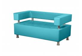 Диван трехместный Райли Кожзам Бирюзовый