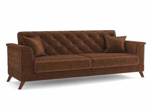 Диван Амарант велюр тенерифе шоколад