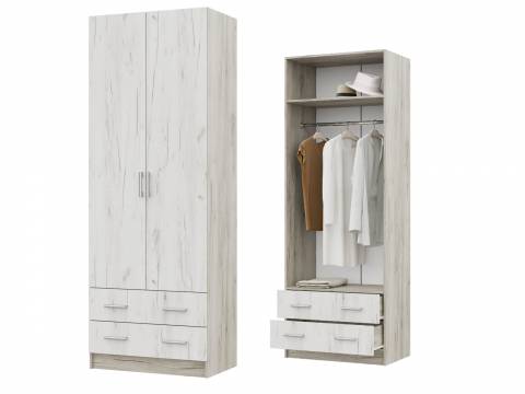 Шкаф двухстворчатый ШК 603 М Дуэт Крафт