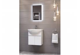 Комплект мебели в ванную Wing 500-2 подвесной белый