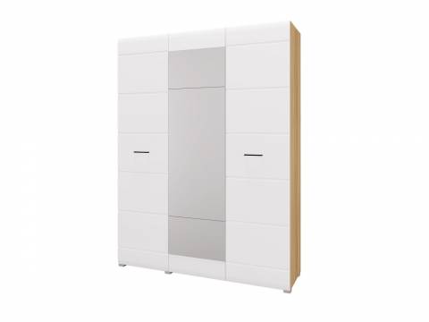 Шкаф трехстворчатый с зеркалом Ненси Крафт золотой