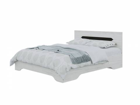 Кровать Вега 1600 с основанием Крафт белый