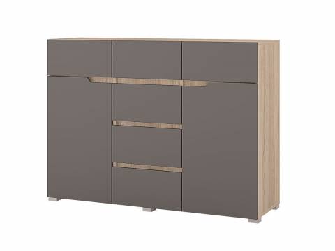 Комод 1200 Анталия Графит софт