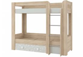 Кровать 2-х ярусная с двумя ящиками Микки 4-2010