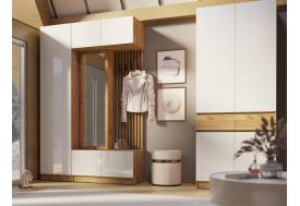 Прихожая модульная Роджина Белый